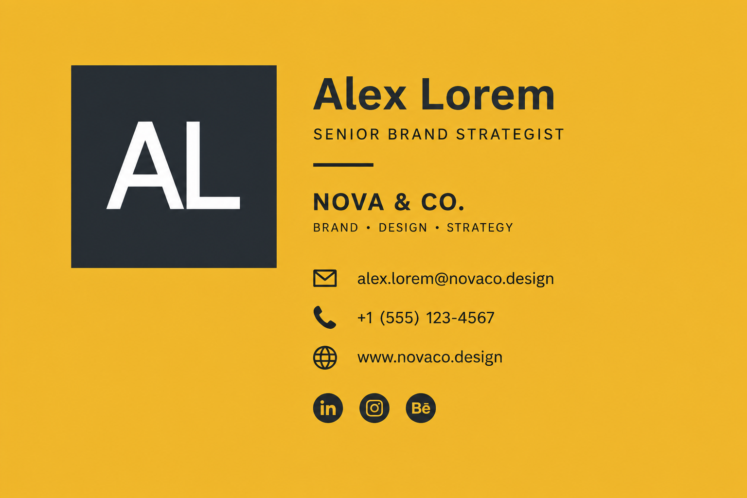 Email signature mockup 19