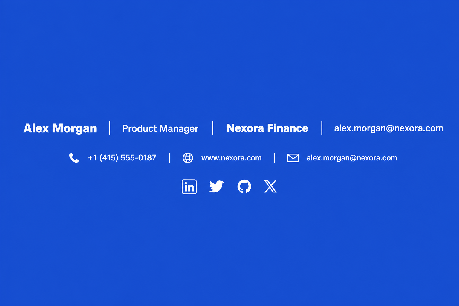 Email signature mockup 30